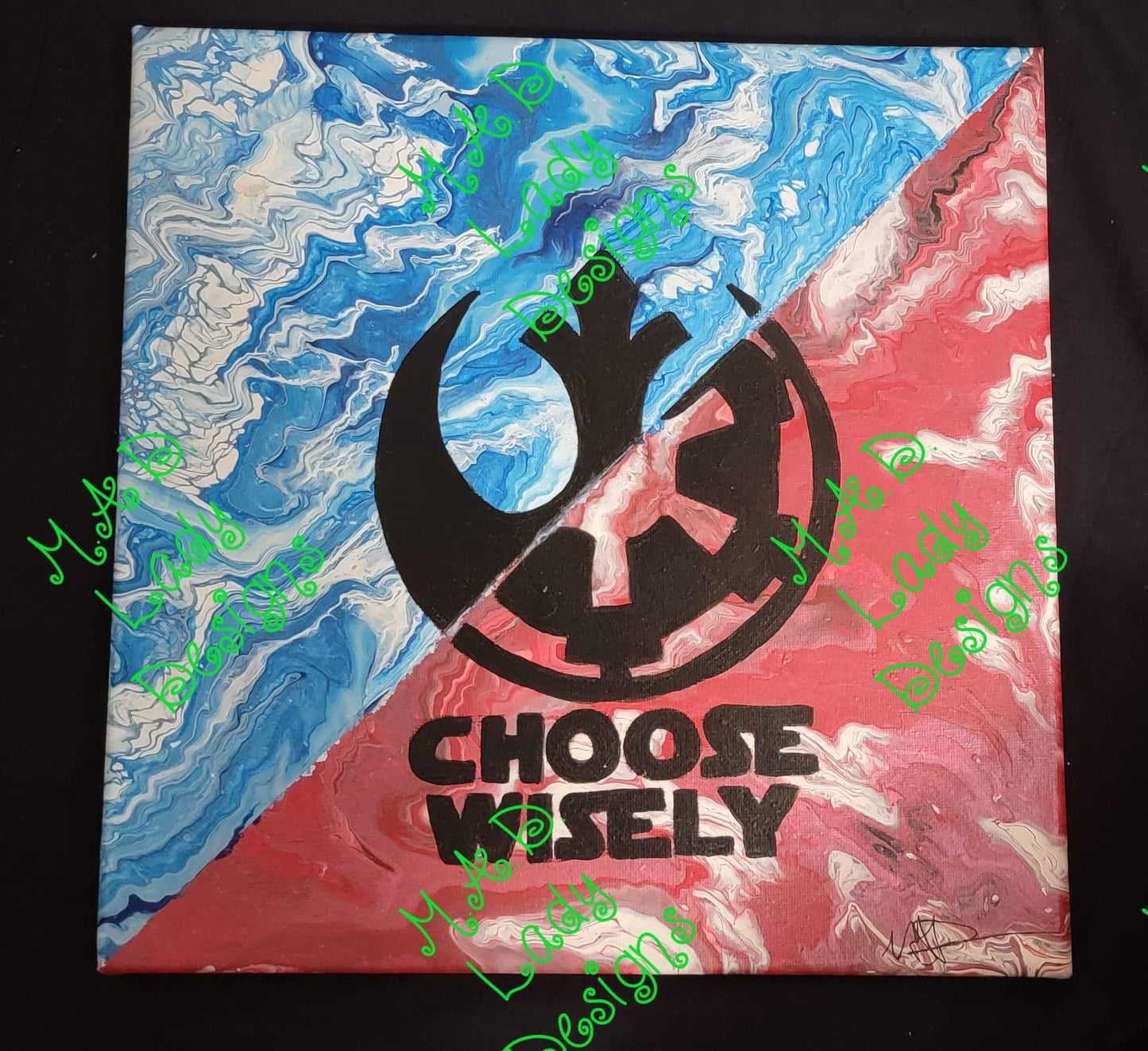 Choose Wisely Star Wars Canvas