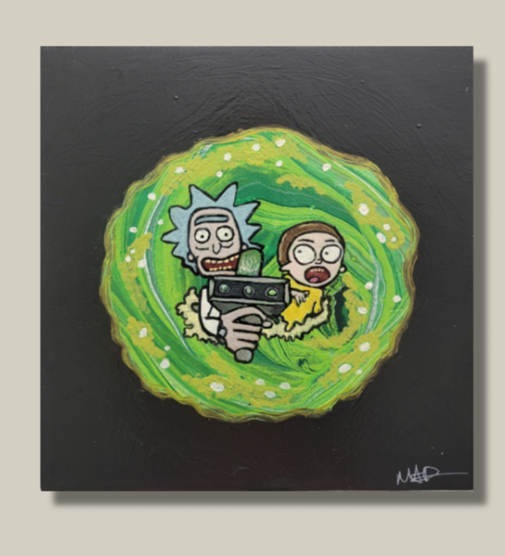 Rick'N'Morty Portal Canvas