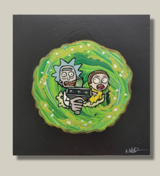 Rick'N'Morty Portal Canvas
