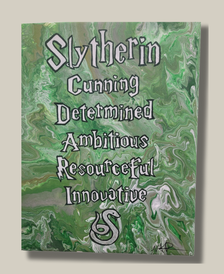 Slytherin House Traits Canvas