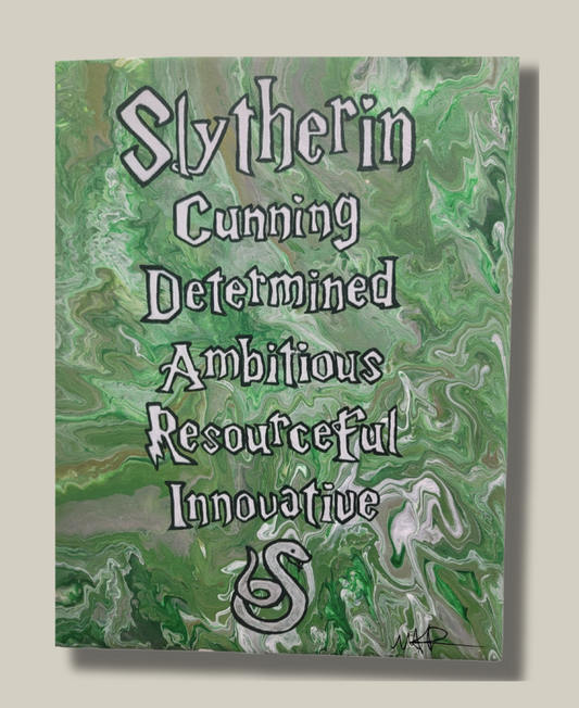 Slytherin House Traits Canvas